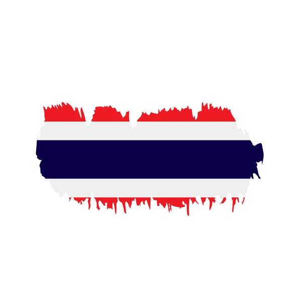 Bandiera Thailandia, illustrazione vettoriale — Vettoriale Stock