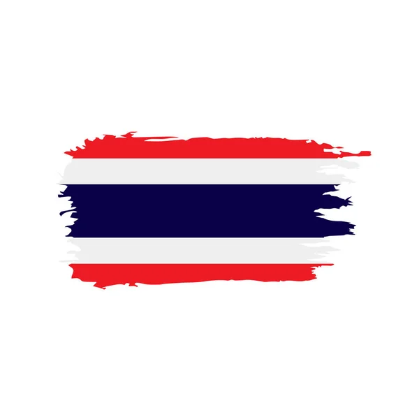 Thailand flagga, vektorillustration — Stock vektor