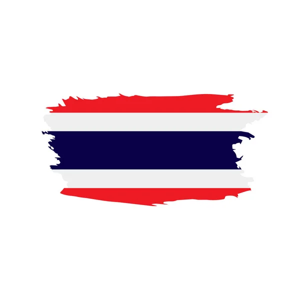 Thailändische Flagge, Vektorillustration — Stockvektor