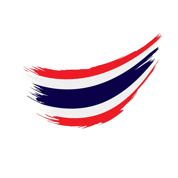 Thailändische Flagge, Vektorillustration — Stockvektor