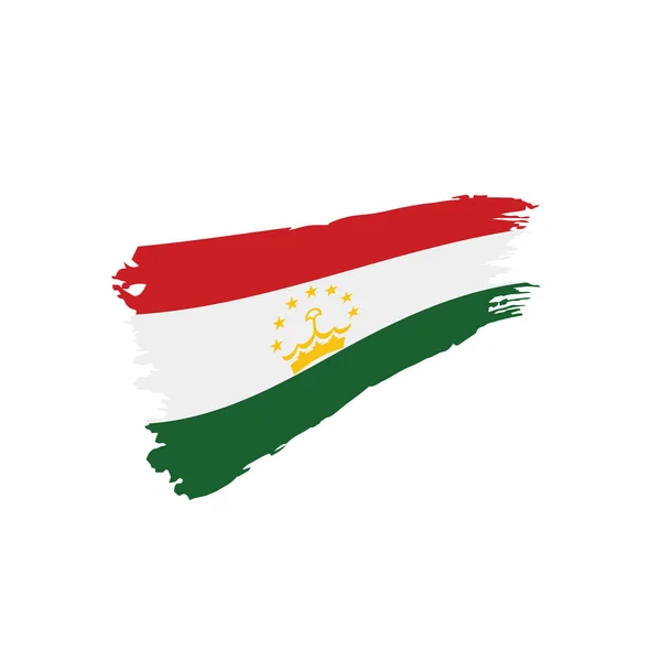 Tajikistan flag, vector illustration — Stock Vector