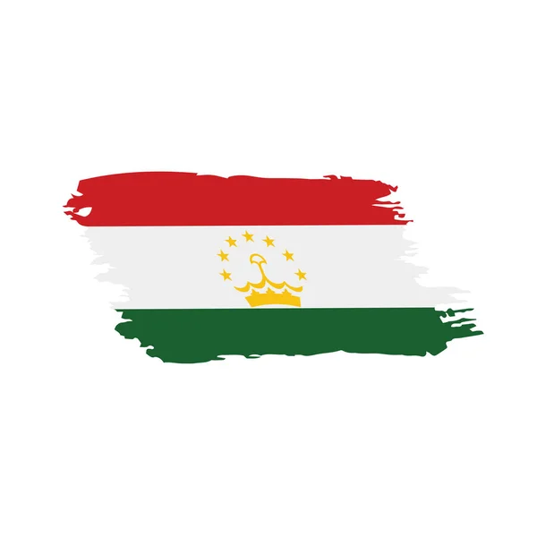 Tadschikistan Flagge, Vektorillustration — Stockvektor