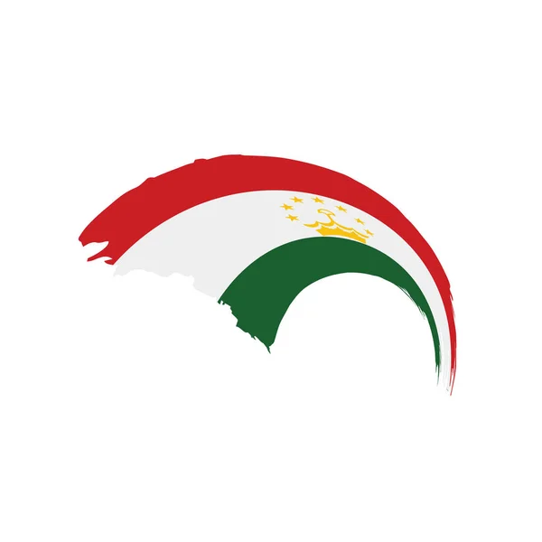 Bandiera Tagikistan, illustrazione vettoriale — Vettoriale Stock