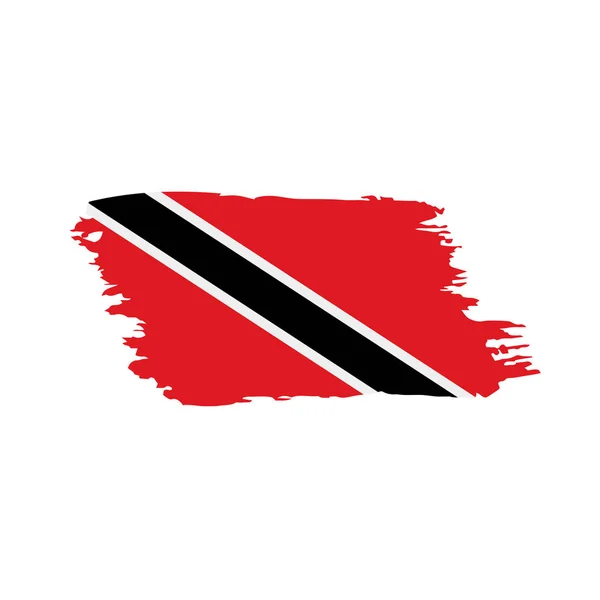 Bendera trinidad dan tobago, ilustrasi vektor - Stok Vektor