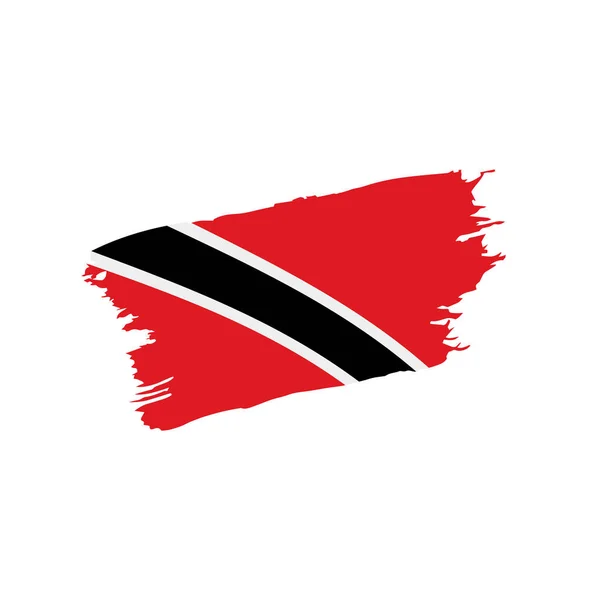 Trinidad und Tobago Flagge, Vektorillustration — Stockvektor
