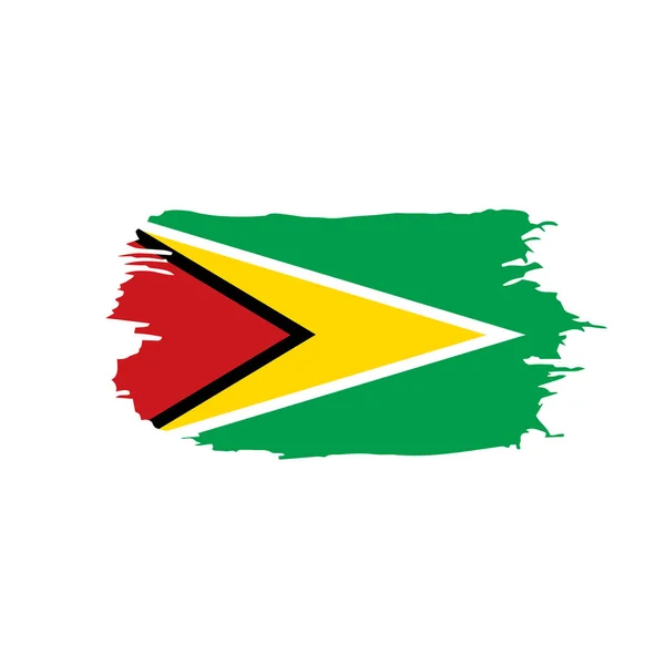 Bandera de Guyana, vector de ilustración — Vector de stock