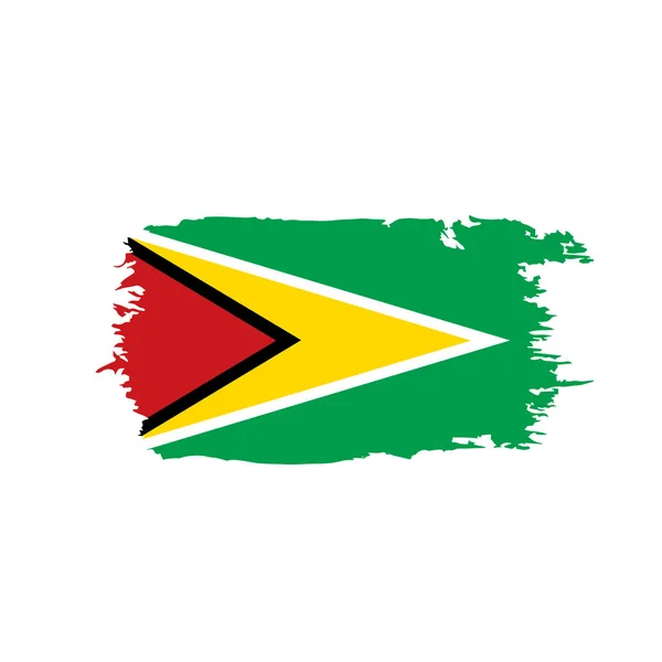 Bandera de Guyana, vector de ilustración — Vector de stock