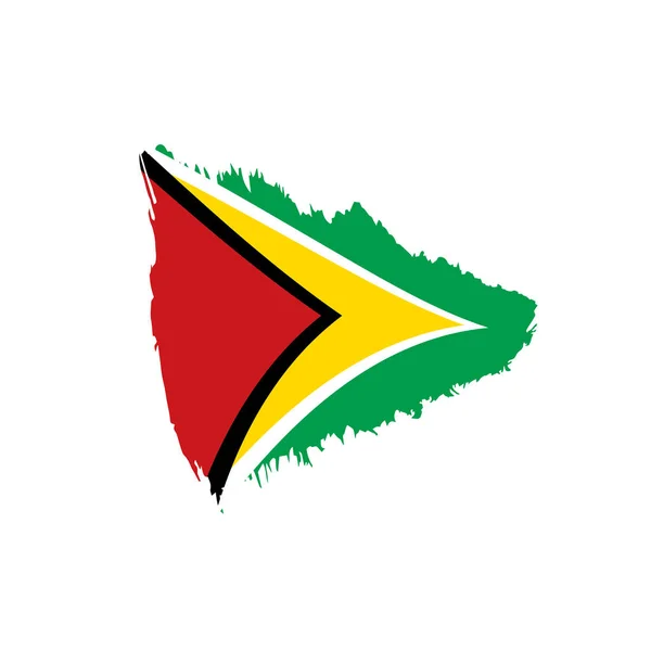 Флаг Гайаны, векторная иллюстрация — стоковый вектор
