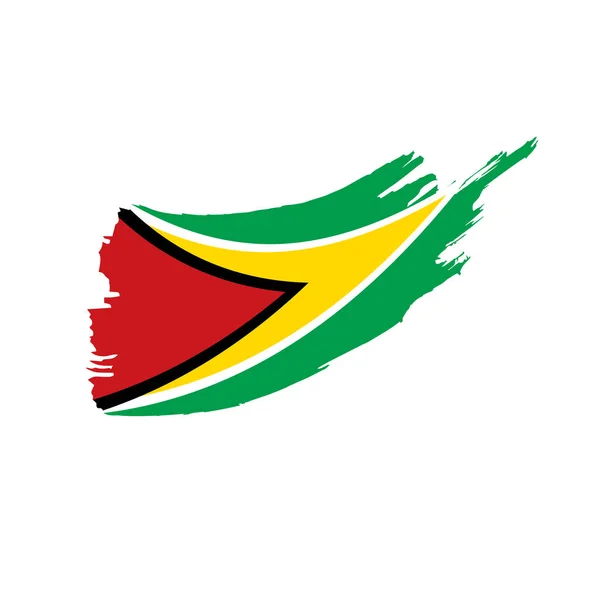 Bandera de Guyana, vector de ilustración — Vector de stock