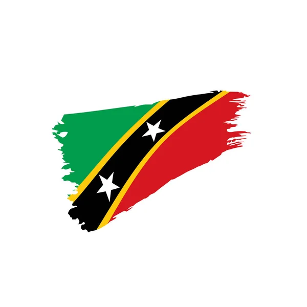 Bandeira de São Cristóvão e Nevis — Vetor de Stock