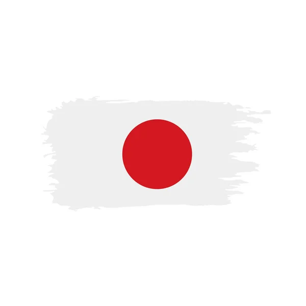 Bandera de Japón, ilustración vectorial — Archivo Imágenes Vectoriales