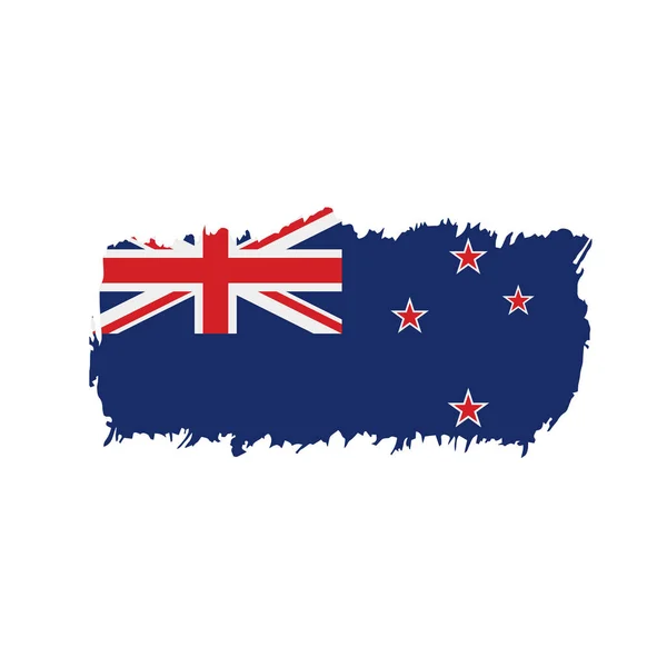 New Zealand flag, vector illustration — Stock Vector