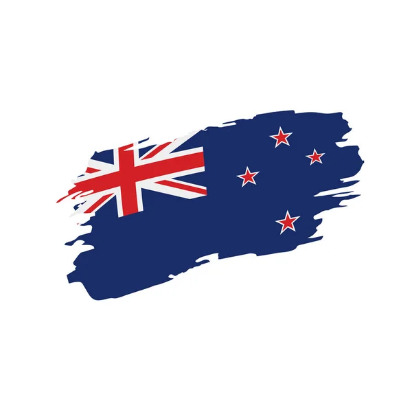 New Zealand flag, vector illustration — Stock Vector