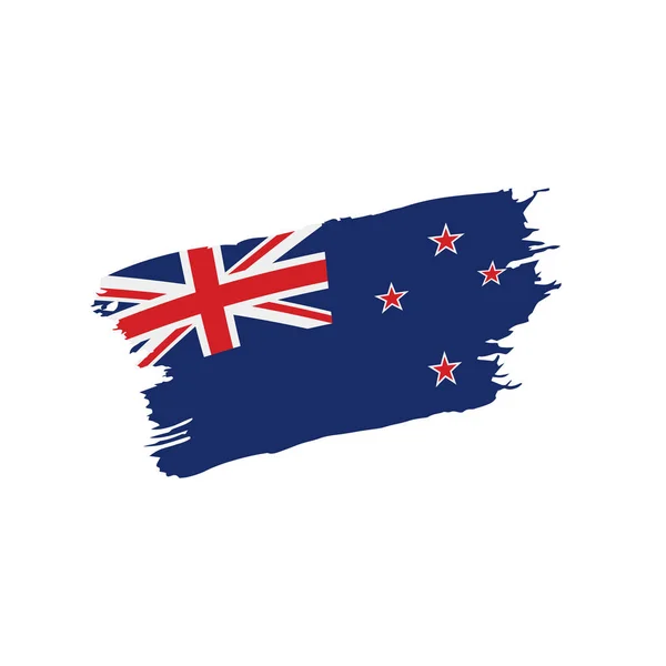 New Zealand flag, vector illustration — Stock Vector