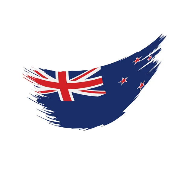Σημαία της Νέας Ζηλανδίας, εικονογράφηση διάνυσμα — Διανυσματικό Αρχείο