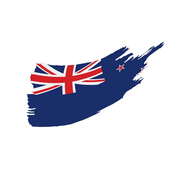 Neuseeland-Flagge, Vektorillustration — Stockvektor