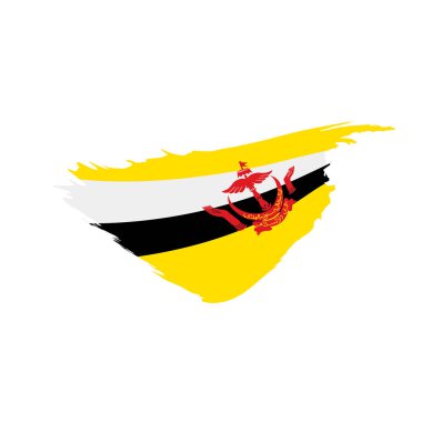 bayrak, beyaz bir arka plan üzerinde vektör çizim