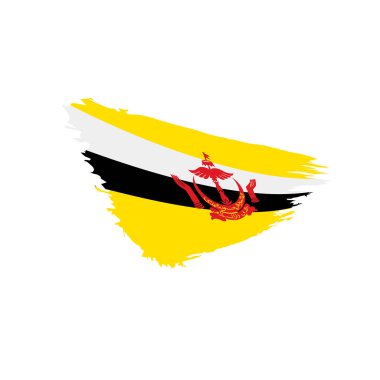 bayrak, beyaz bir arka plan üzerinde vektör çizim