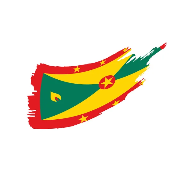 格林纳达国旗, 矢量插图 — 图库矢量图片