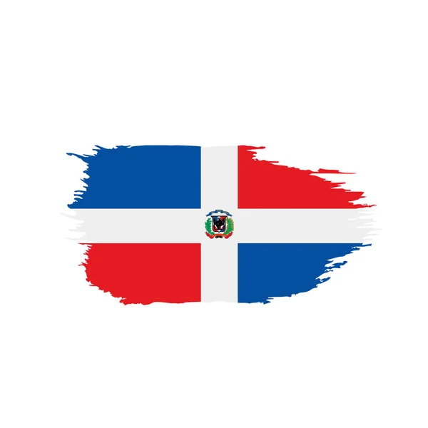 Σημαία dominicana, εικονογράφηση διάνυσμα — Διανυσματικό Αρχείο