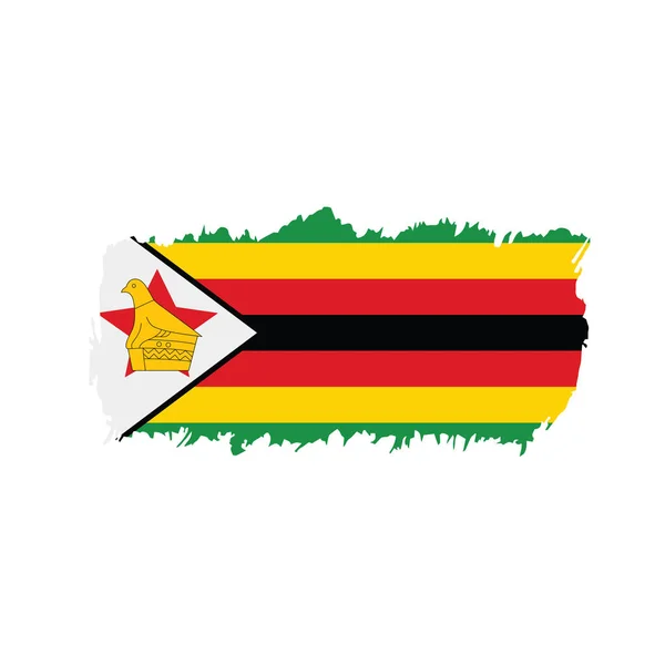 Bandera de Zimbabwe, ilustración vectorial — Vector de stock