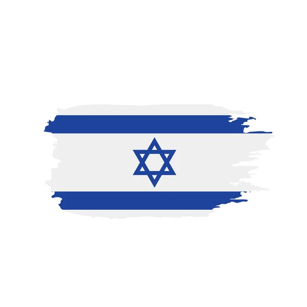 Bandeira de Israel, ilustração vetorial — Vetor de Stock