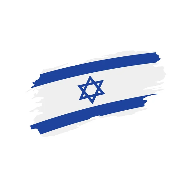 Israel прапор, векторна ілюстрація — стоковий вектор