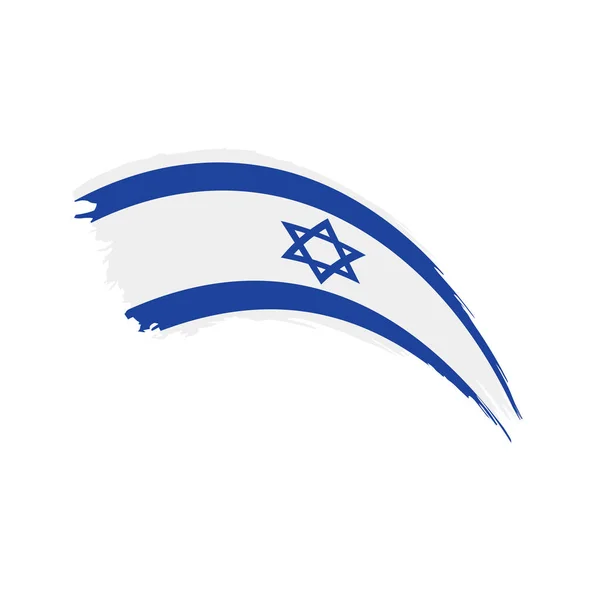 Israel flag, vector illustration — Stock Vector