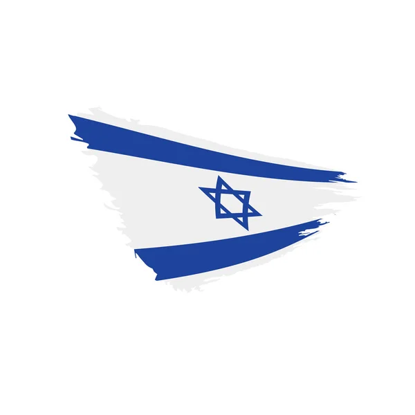 Bandera de Israel, ilustración vectorial — Archivo Imágenes Vectoriales