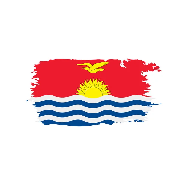 基里巴斯国旗, 矢量插图 — 图库矢量图片