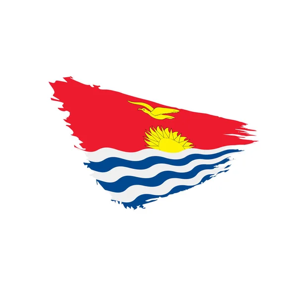 Bandera de Kiribati, ilustración vectorial — Vector de stock