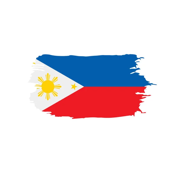 Drapeau Philippines, illustration vectorielle — Image vectorielle