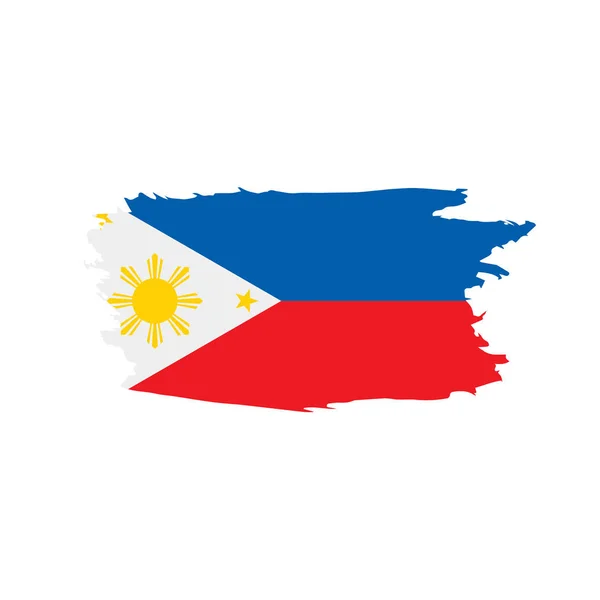 Philippines flag, vector illustration — Stock Vector