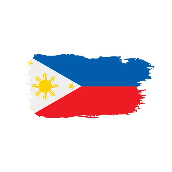 Φιλιππίνες σημαία, εικονογράφηση διάνυσμα — Διανυσματικό Αρχείο