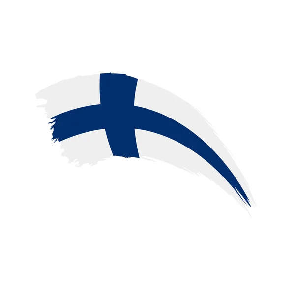 Flaga Finlandii, ilustracja wektora — Wektor stockowy