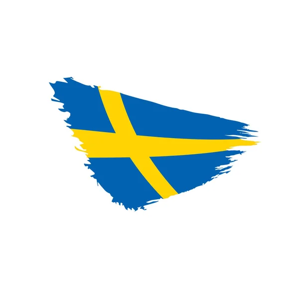 Flaga szwedzka, ilustracja wektora — Wektor stockowy
