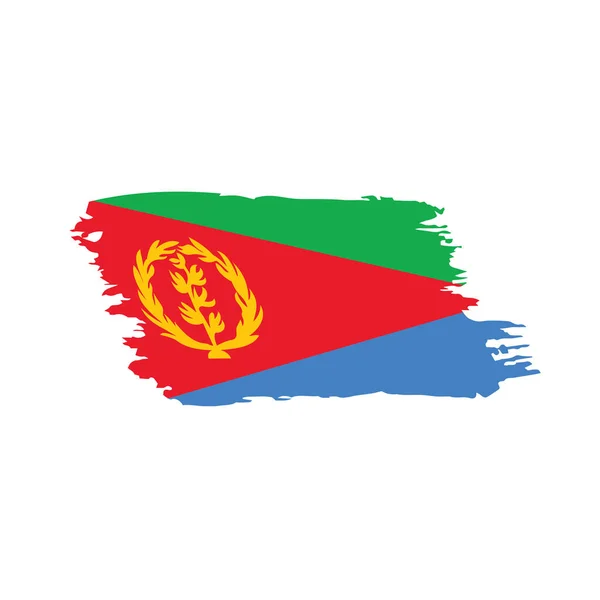 Bandera de Eritrea, ilustración vectorial — Archivo Imágenes Vectoriales