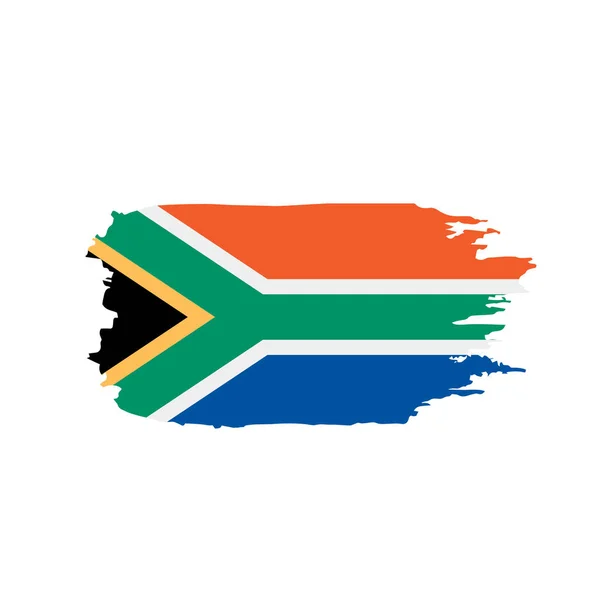 Syd Afrika flagga, vektorillustration — Stock vektor