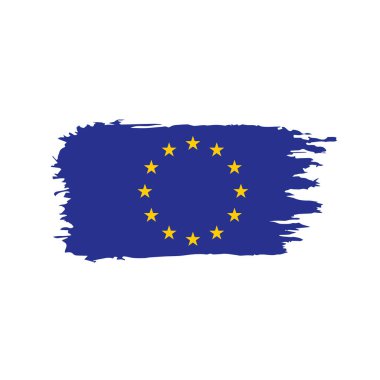 Avrupa Birliği bayrağı, vektör illüstrasyonu