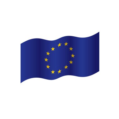 Avrupa Birliği bayrağı, vektör illüstrasyonu