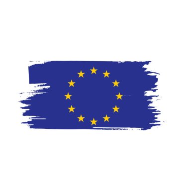 Avrupa Birliği bayrağı, vektör illüstrasyonu