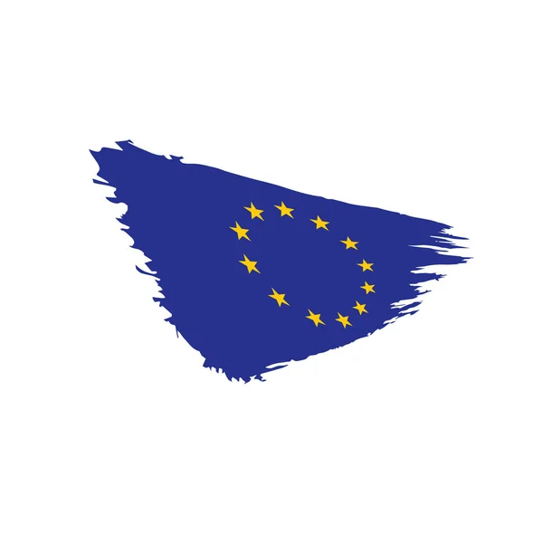 Flagge der Europäischen Union, Vektorillustration — Stockvektor