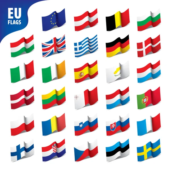 Europeiska unionens flagga — Stock vektor