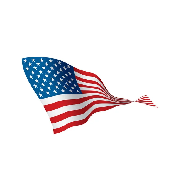 États-Unis Drapeau isolé — Image vectorielle