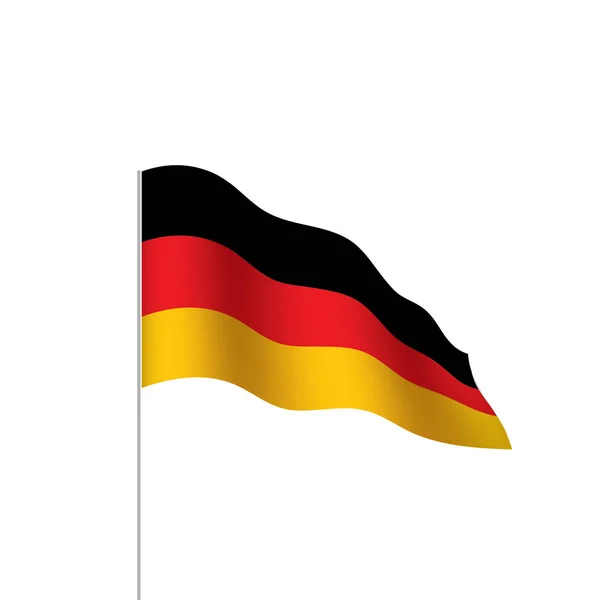 Bandera de Alemania, ilustración vectorial — Archivo Imágenes Vectoriales