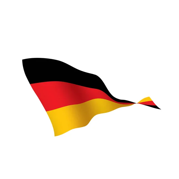 ドイツ国旗ベクトルイラスト — ストックベクタ
