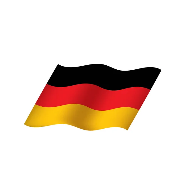 Bandera de Alemania, ilustración vectorial — Archivo Imágenes Vectoriales