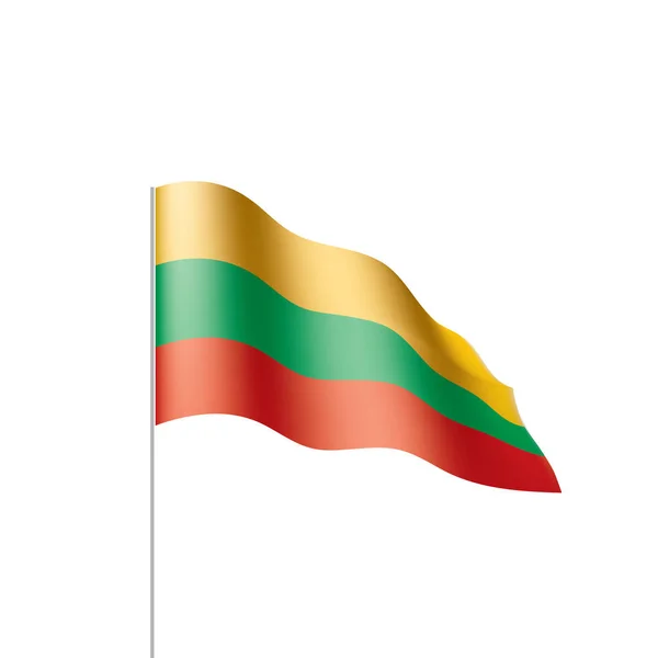 Lithuania flag, vector illustration — Stock Vector