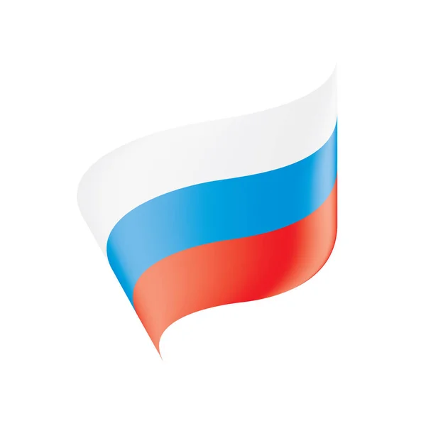 Drapeau Russie, illustration vectorielle — Image vectorielle