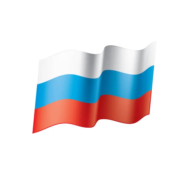 Russia flag, vector illustration — Stock Vector